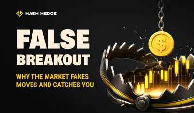 A false breakout trapping traders on a crypto price chart