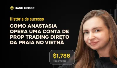 Anastasia — a primeira trader mulher da série de entrevistas da Hash Hedge e seu payout de US$1.786