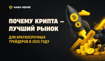 Почему крипта — лучший рынок для краткосрочных трейдеров в 2025 году