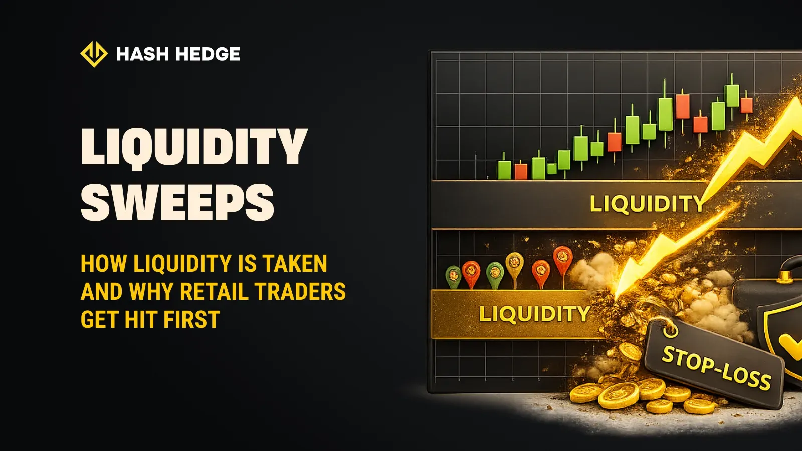 How liquidity sweeps take out retail traders before real moves