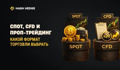 Сравнение форматов торговли: спот, CFD и проп-трейдинг
