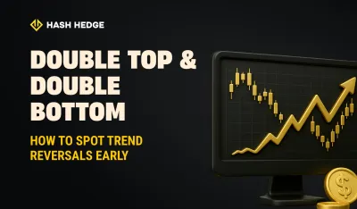 Double top and double bottom chart patterns explained