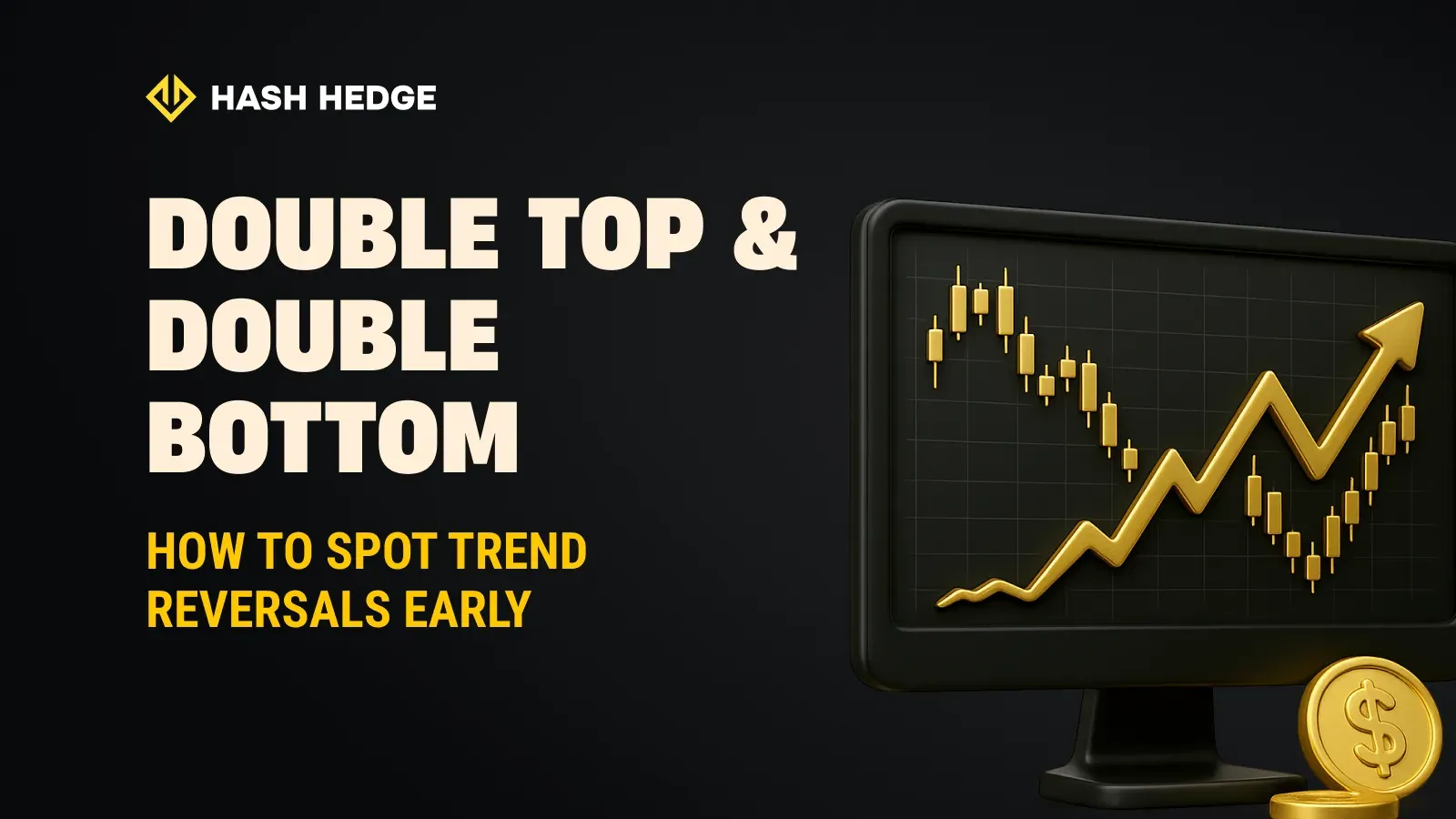 Double top and double bottom chart patterns explained