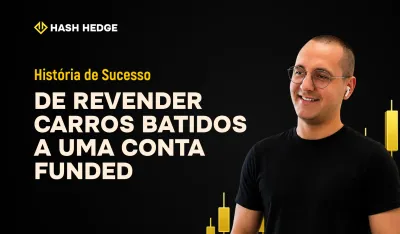 A história de Denis — de pirâmides financeiras a uma conta Funded na Hash Hedge