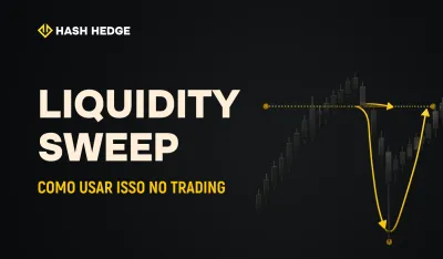 Liquidity sweep no gráfico BTC/USDT — rompimento de nível e reversão