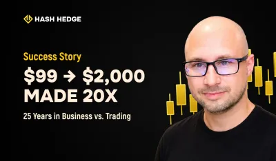 Evgeny's story — 25 years in business and the road to a $2,000 payout at Hash Hedge
