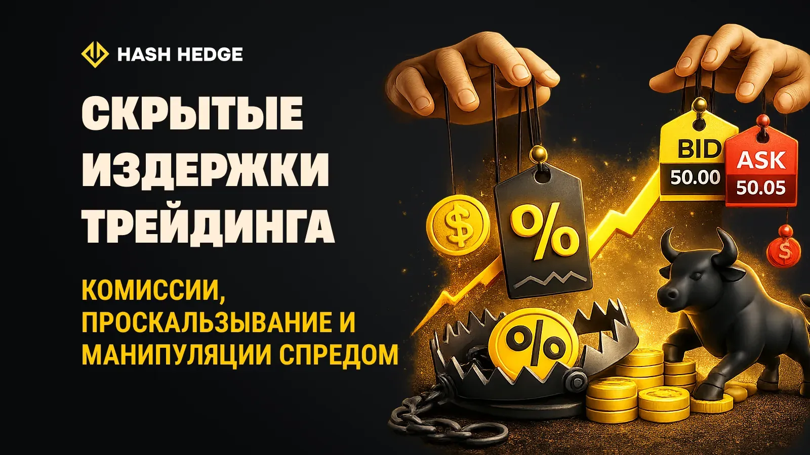 Скрытые издержки трейдинга: комиссии, проскальзывание и спреды