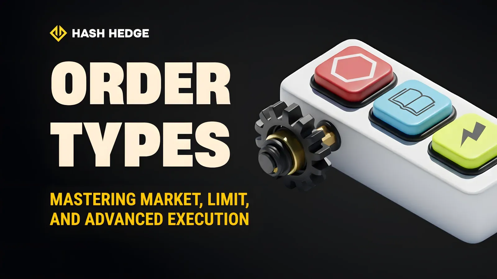 Market, limit, stop, and advanced order types used in crypto trading