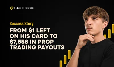 Timofey's story: from $1 left on his card to $7,558 in payouts on Hash Hedge