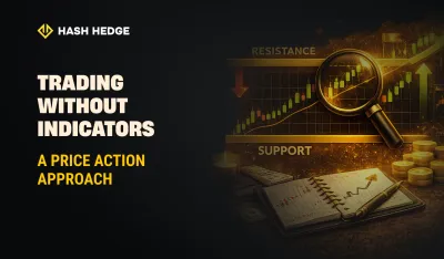 Trading without indicators using a price action approach
