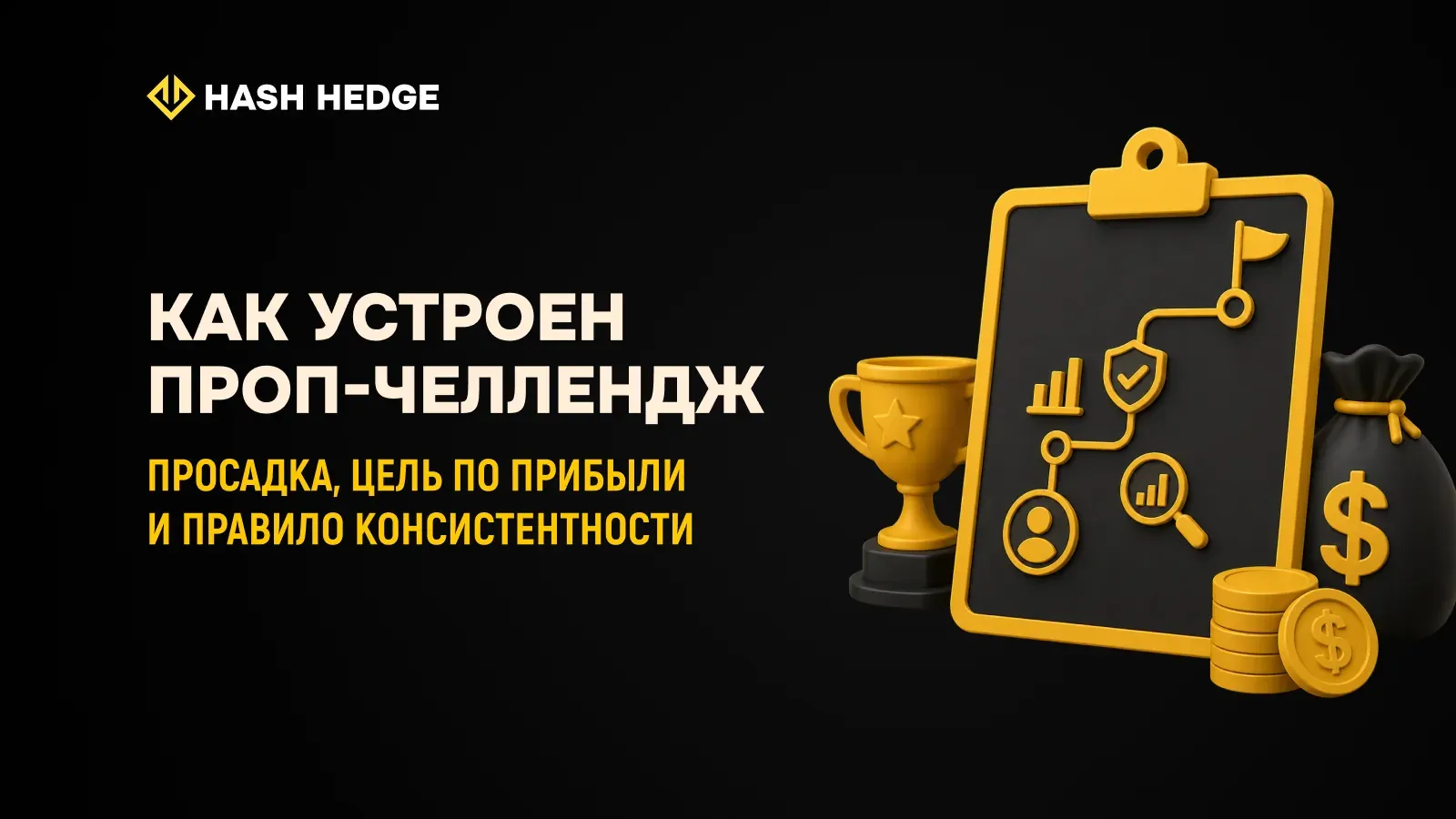 Как устроен проп-челлендж: просадка, цель по прибыли и правило консистентности