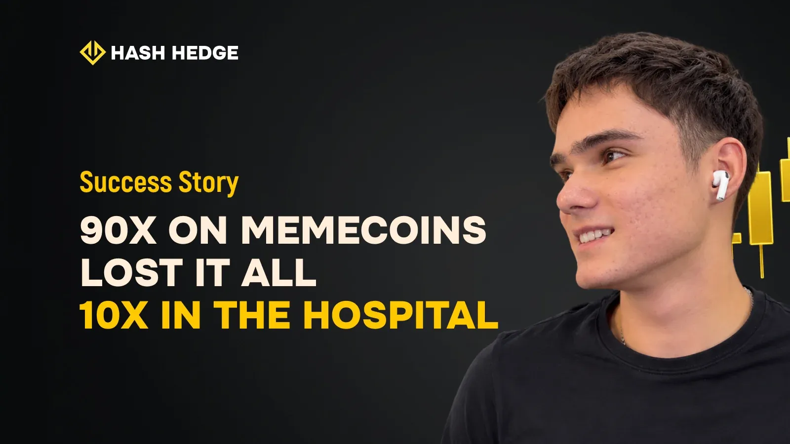 Amir — a Hash Hedge trader who passed a Challenge and received a $997 payout after 8 failures