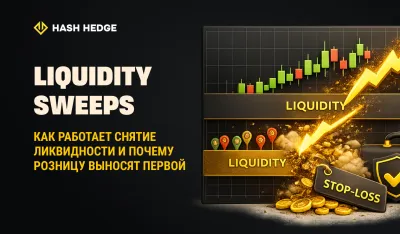 Как liquidity sweeps выбивают розничных трейдеров перед реальным движением