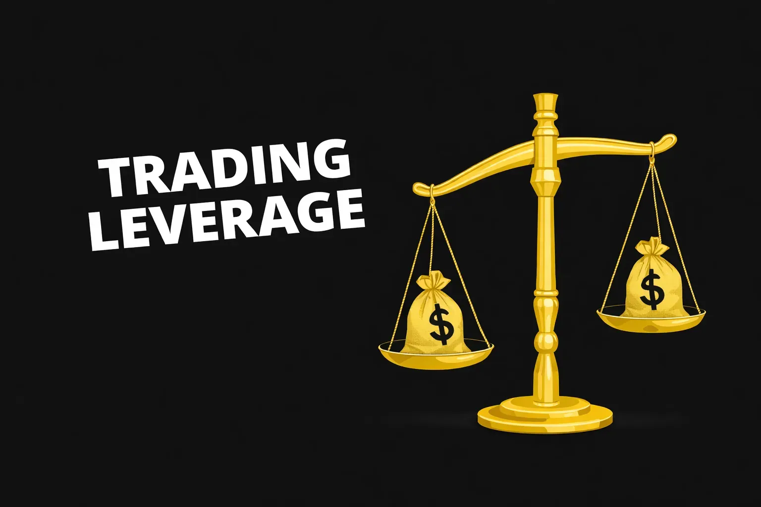 Trading Leverage: весы с мешками денег