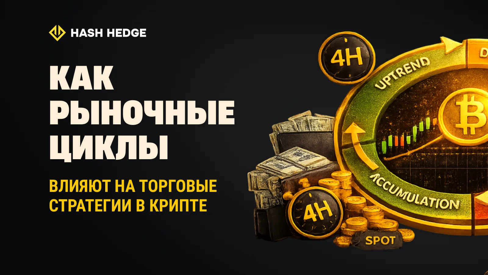 Рыночные циклы в крипте: как фазы рынка влияют на торговые стратегии