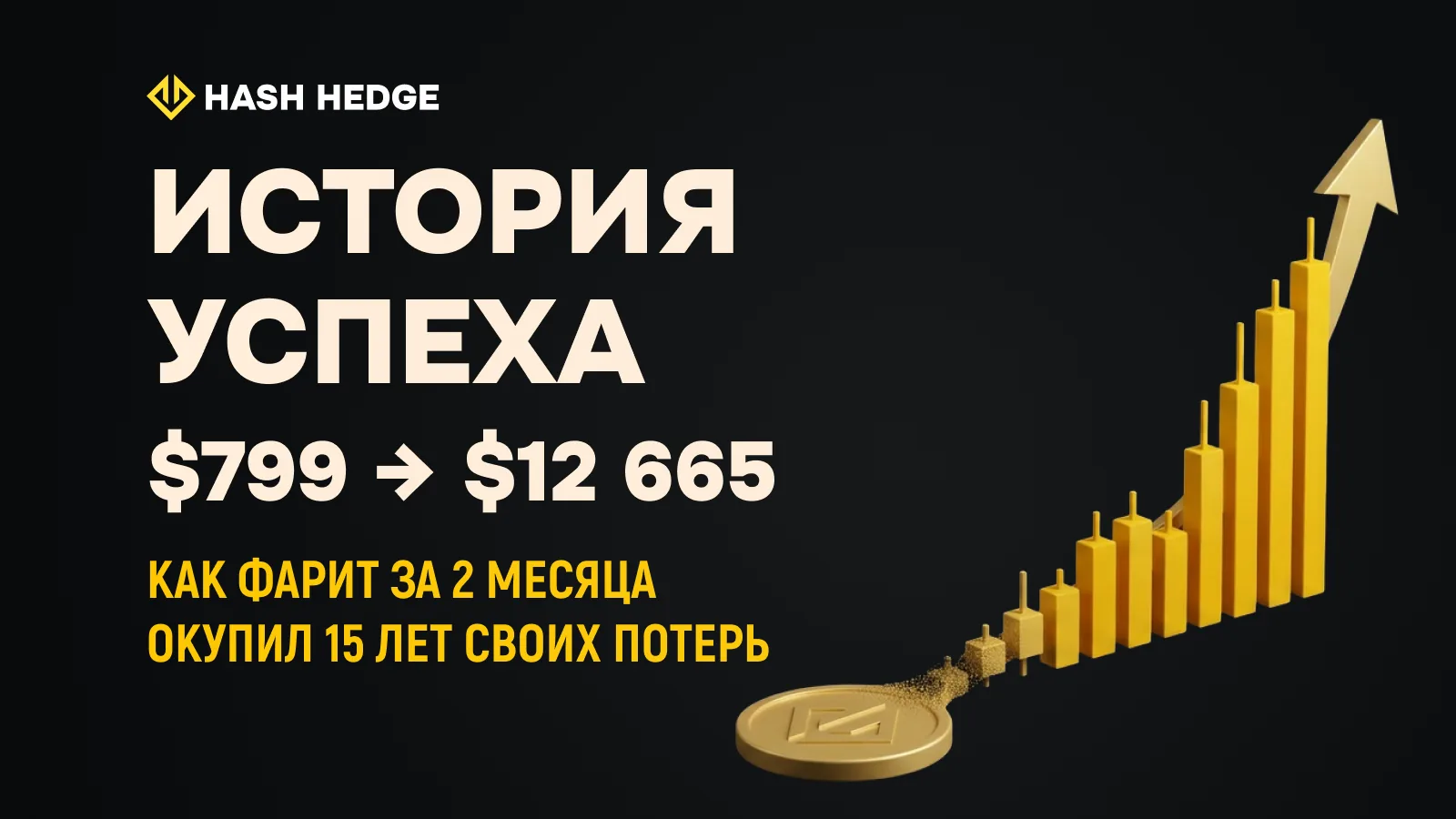 $799 → $12 665. Как Фарит за 2 месяца окупил 15 лет потерь