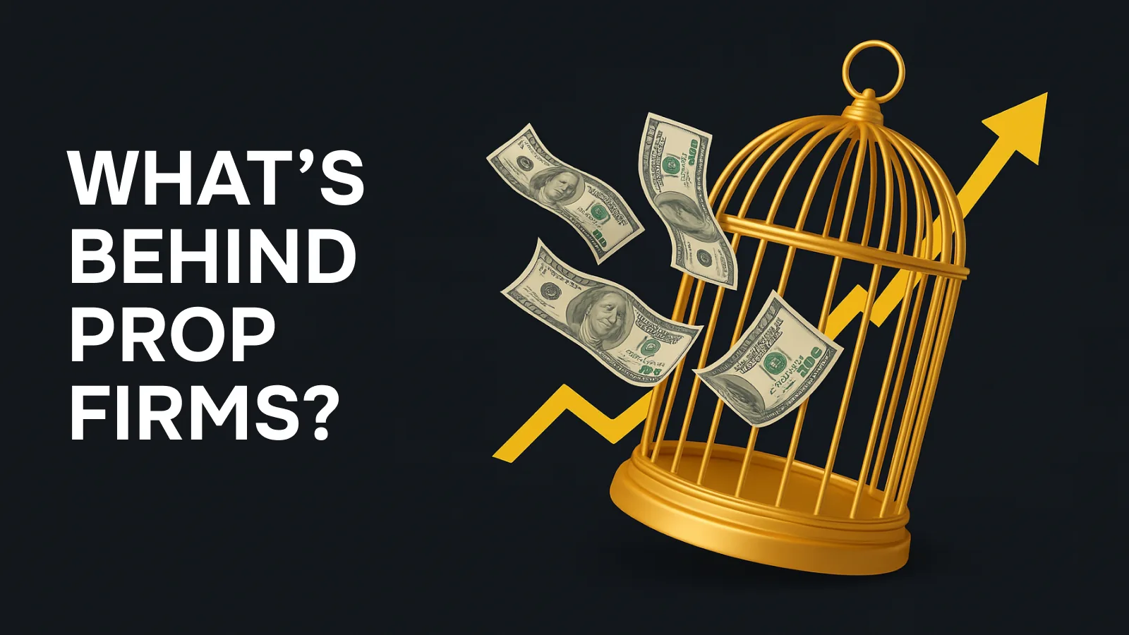 What's behind prop firms: money and growth.
